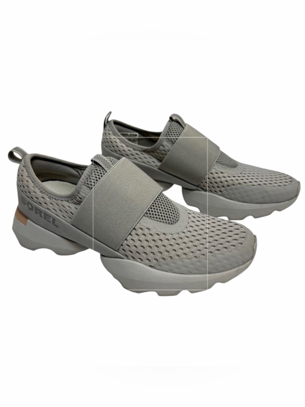 SOREL Dove & Moonstone Kinetic Impact Strap Slip-On Sneakers Size 7
